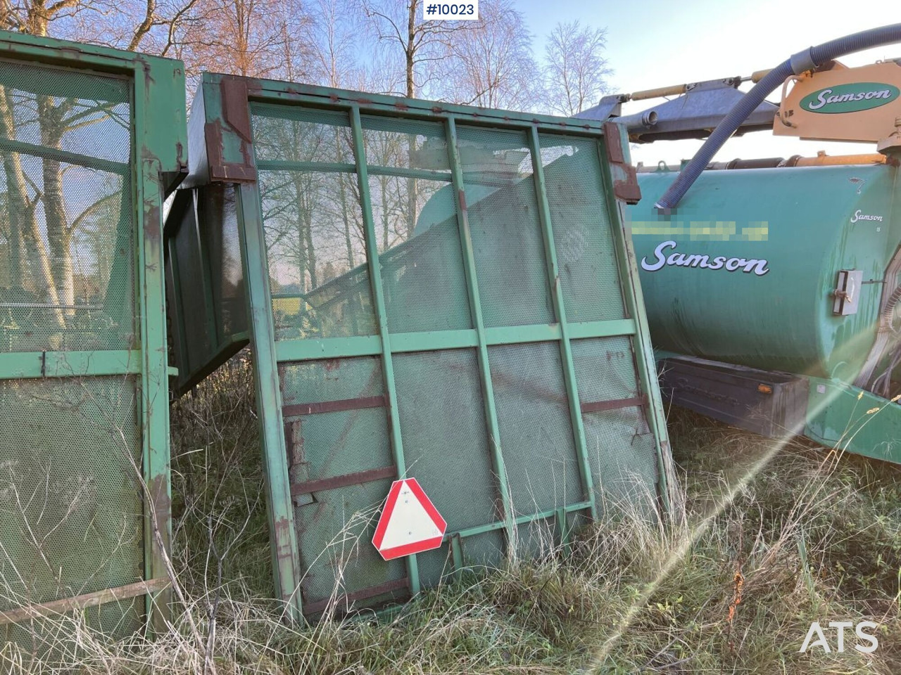 Green waste cassette for KMA tipper trailer - Carrosserie plateau: photos 2 Green waste cassette for KMA tipper trailer - Carrosserie plateau: photos 2