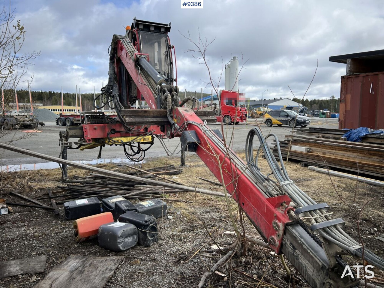 Grue auxiliaire HIAB LOGLIFT F108 ST 96 Timber crane / logging crane: photos 13