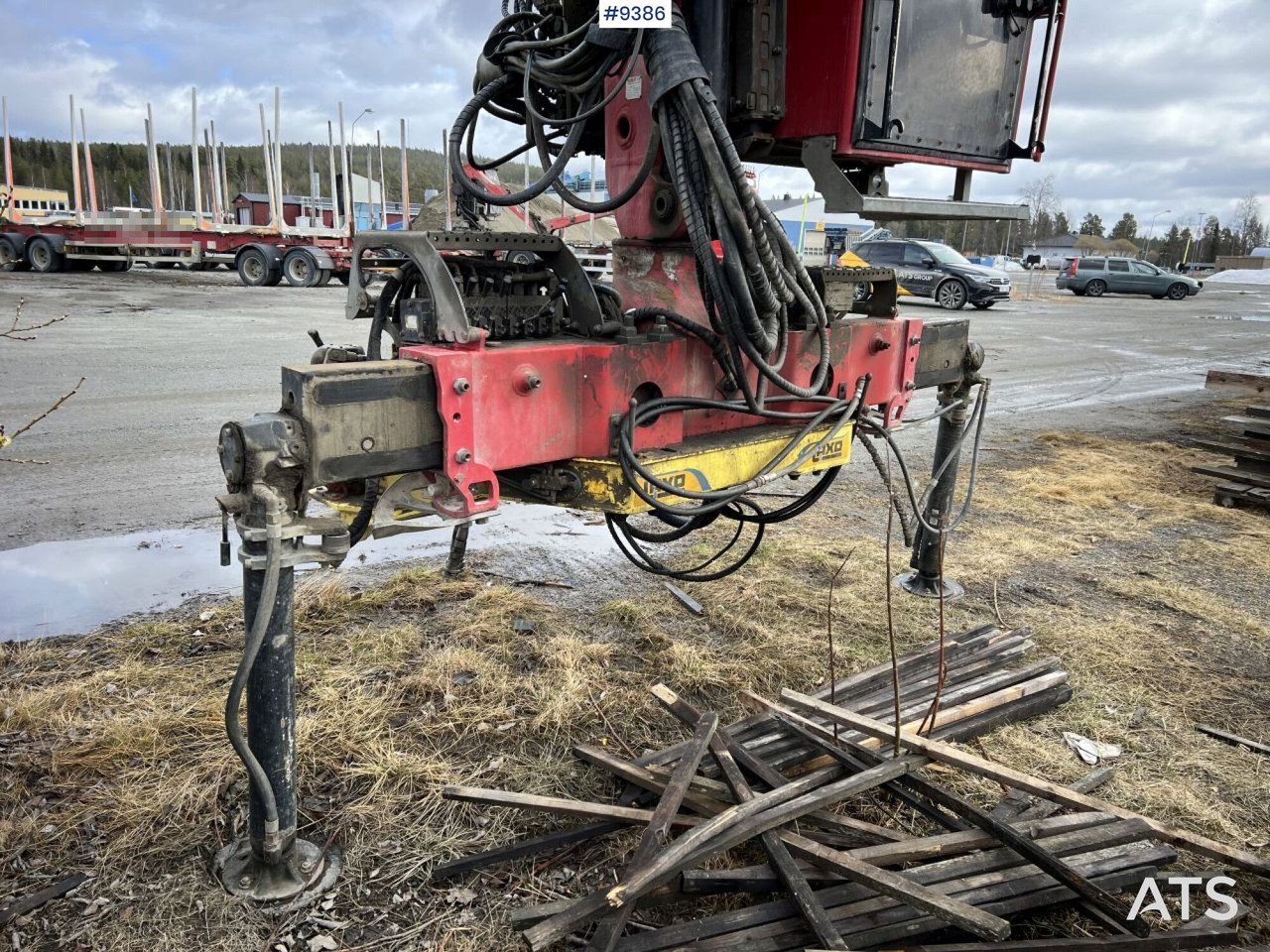 Grue auxiliaire HIAB LOGLIFT F108 ST 96 Timber crane / logging crane: photos 20