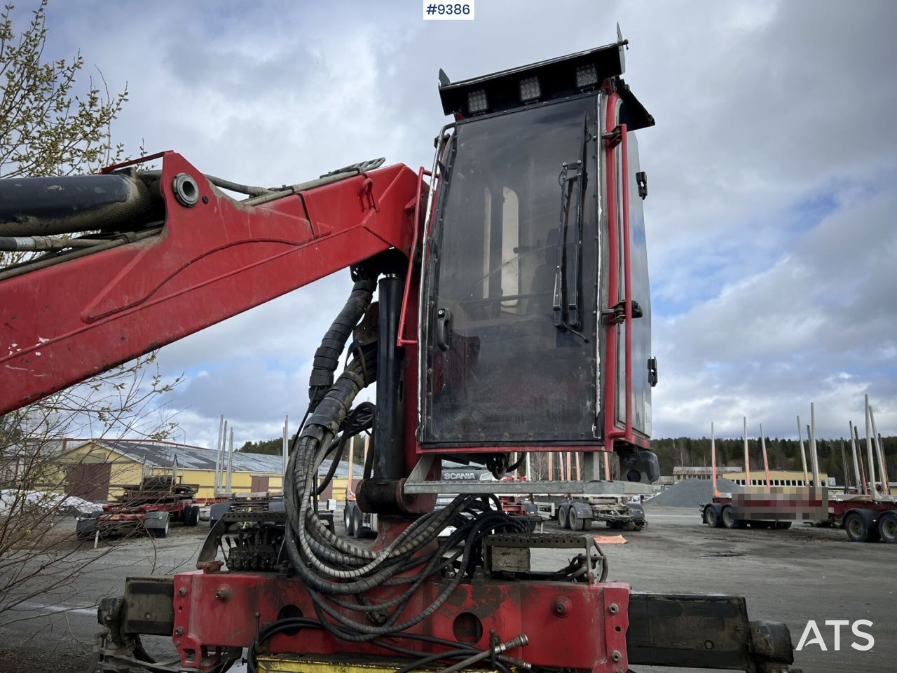 Grue auxiliaire HIAB LOGLIFT F108 ST 96 Timber crane / logging crane: photos 16