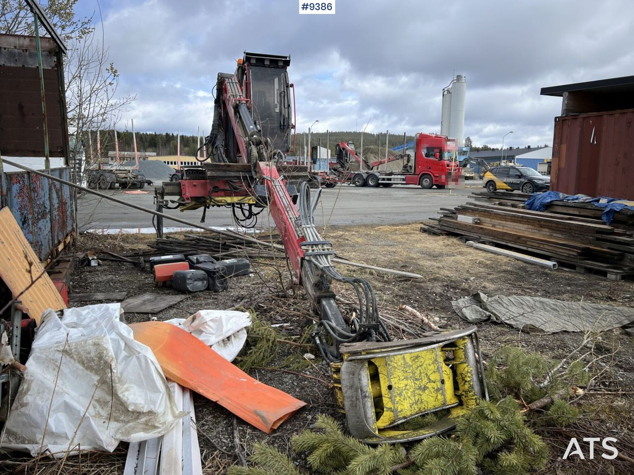 Grue auxiliaire HIAB LOGLIFT F108 ST 96 Timber crane / logging crane: photos 10