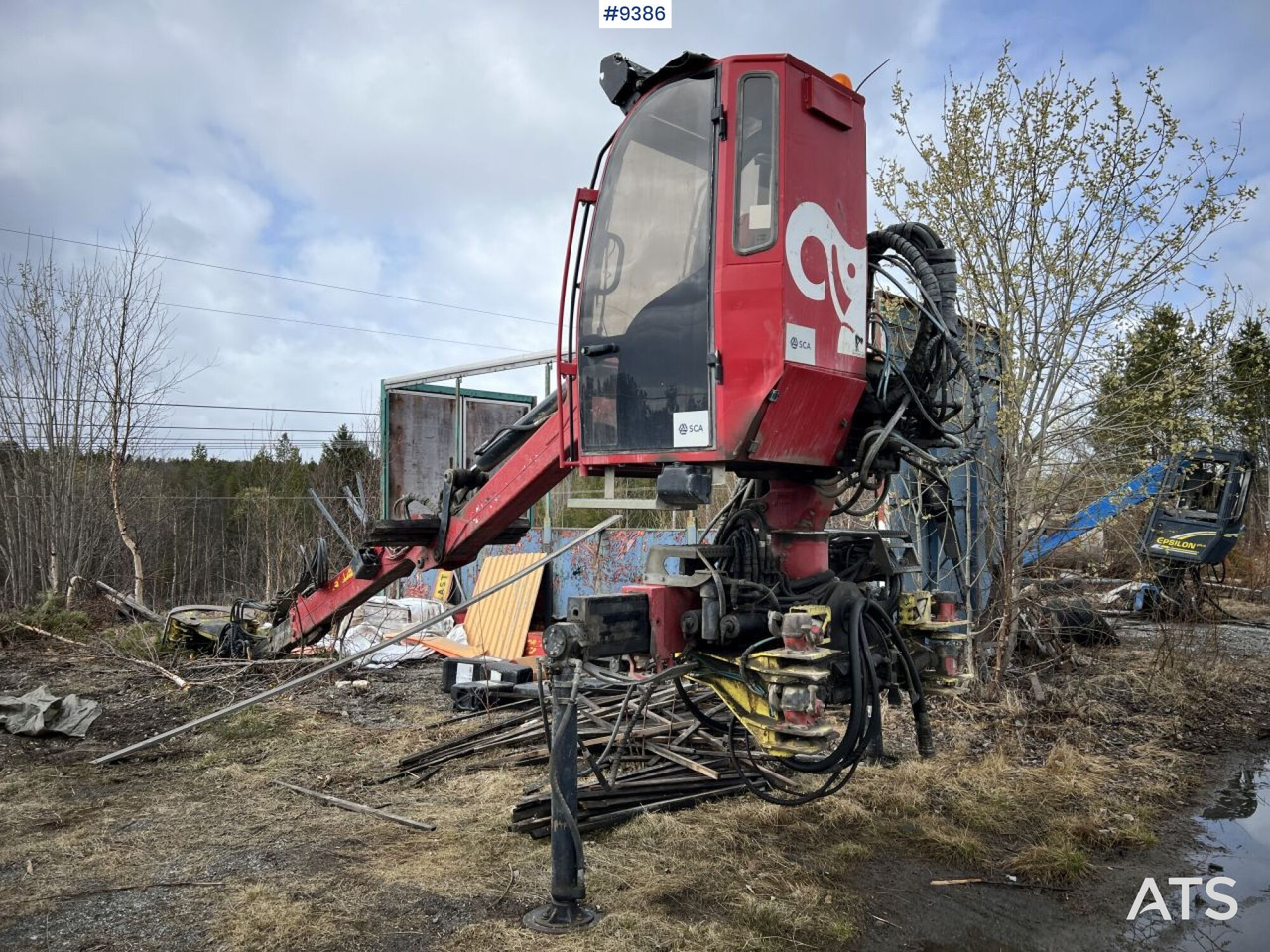 Grue auxiliaire HIAB LOGLIFT F108 ST 96 Timber crane / logging crane: photos 8
