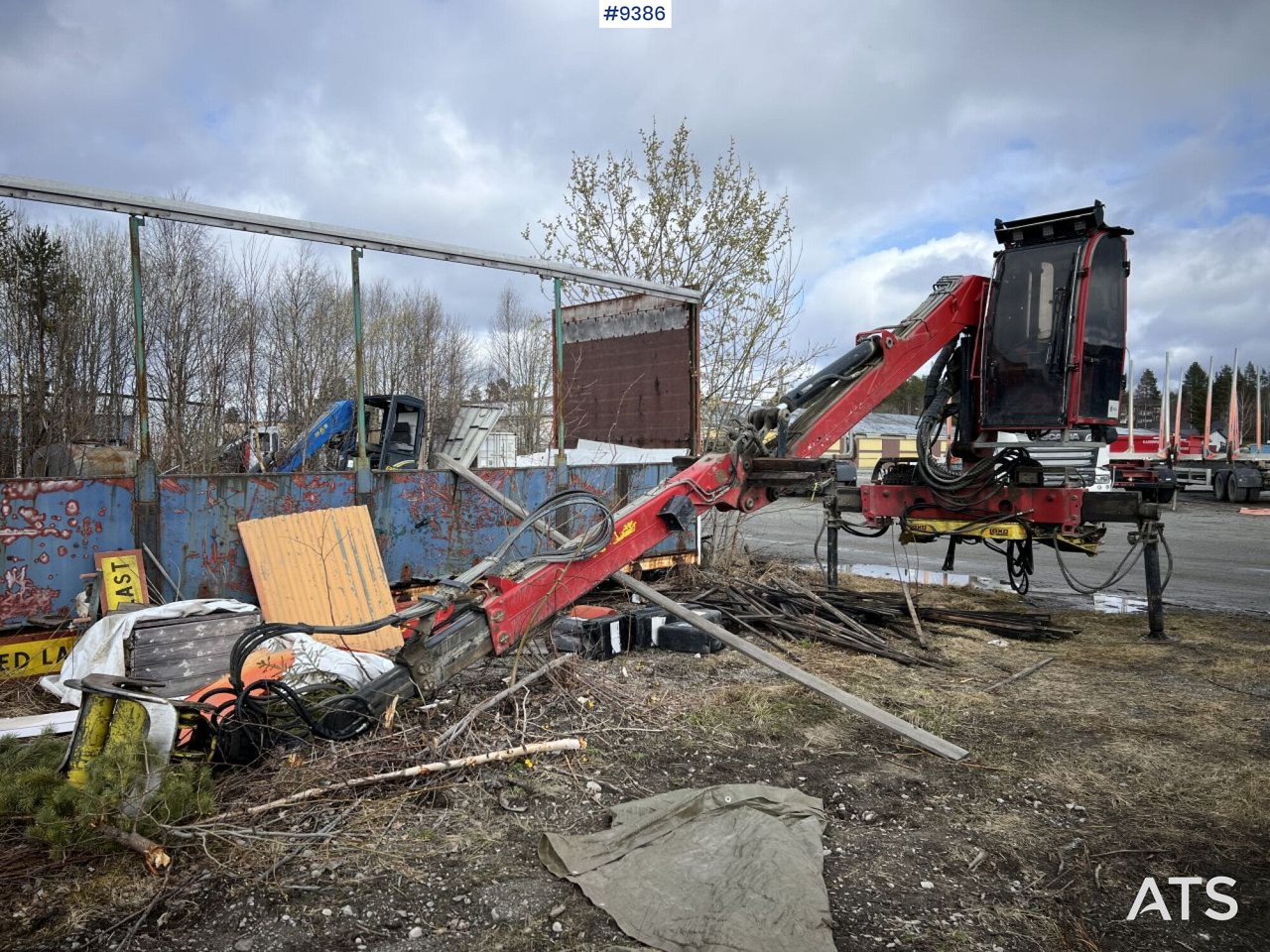 Grue auxiliaire HIAB LOGLIFT F108 ST 96 Timber crane / logging crane: photos 9