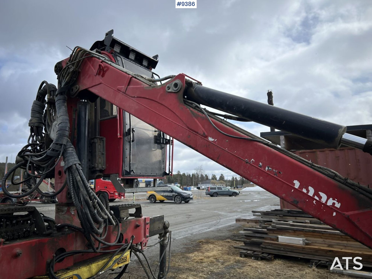 Grue auxiliaire HIAB LOGLIFT F108 ST 96 Timber crane / logging crane: photos 18