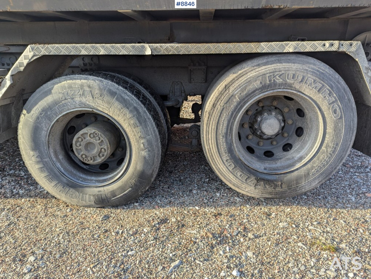 Camion ampliroll Hook Truck Scania R124BG 6x2 with gravel flatbed (SEE VIDEO): photos 18 Camion ampliroll Hook Truck Scania R124BG 6x2 with gravel flatbed (SEE VIDEO): photos 18