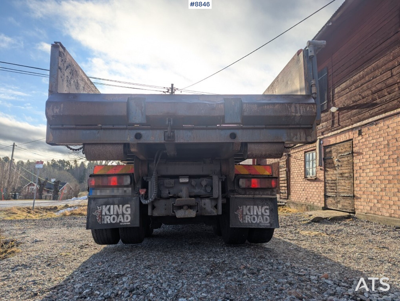 Camion ampliroll Hook Truck Scania R124BG 6x2 with gravel flatbed (SEE VIDEO): photos 8 Camion ampliroll Hook Truck Scania R124BG 6x2 with gravel flatbed (SEE VIDEO): photos 8