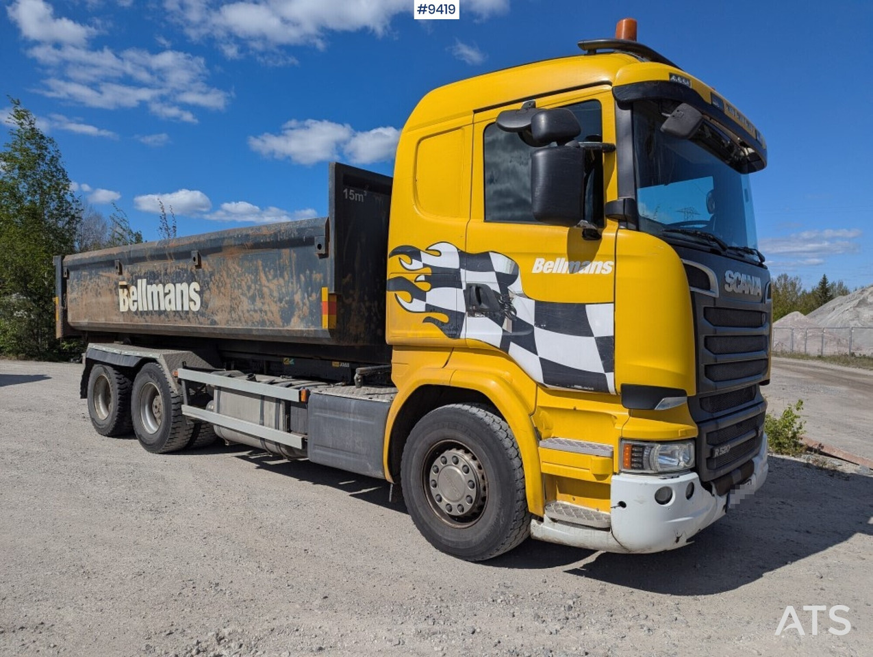 Hooklift Truck Scania R520 6x2 with flatbed - Camion ampliroll: photos 2 Hooklift Truck Scania R520 6x2 with flatbed - Camion ampliroll: photos 2