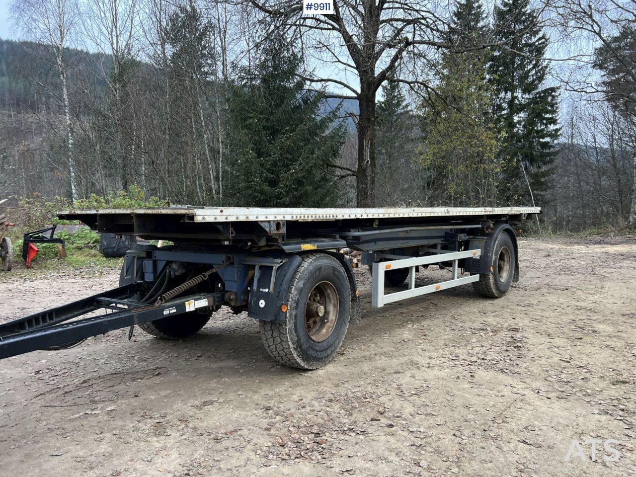 KRONE AZW 20E Container trailer with interchangeable body - Remorque plateau: photos 1 KRONE AZW 20E Container trailer with interchangeable body - Remorque plateau: photos 1