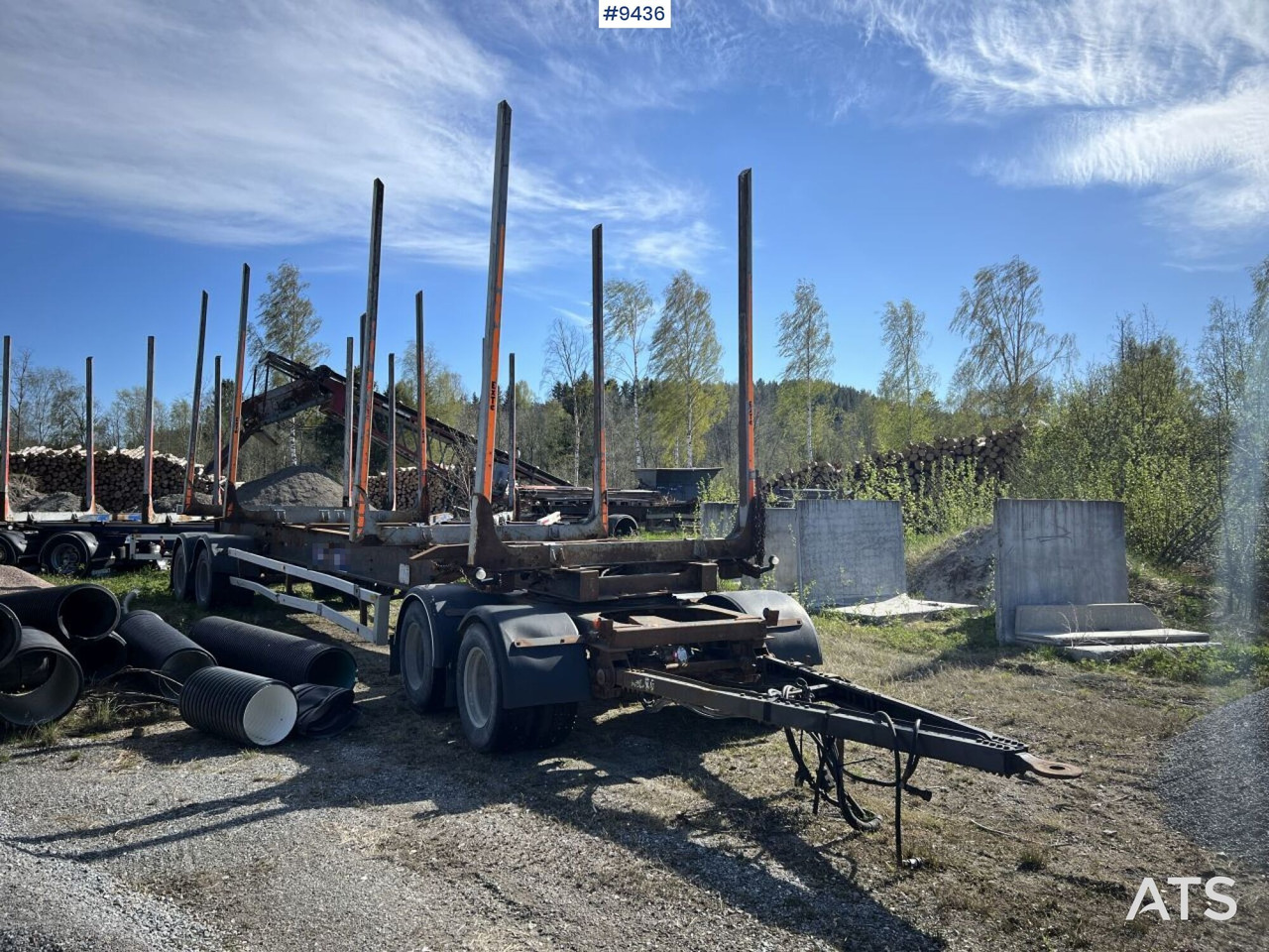 Kilafors SBB4A Logging trailer - Remorque grumier: photos 1 Kilafors SBB4A Logging trailer - Remorque grumier: photos 1