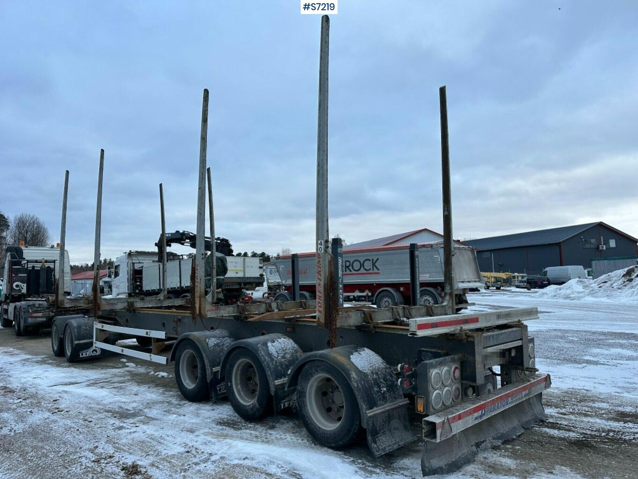 Logging trailer 5-axles, Parator SV 18-24 - Remorque grumier: photos 3 Logging trailer 5-axles, Parator SV 18-24 - Remorque grumier: photos 3