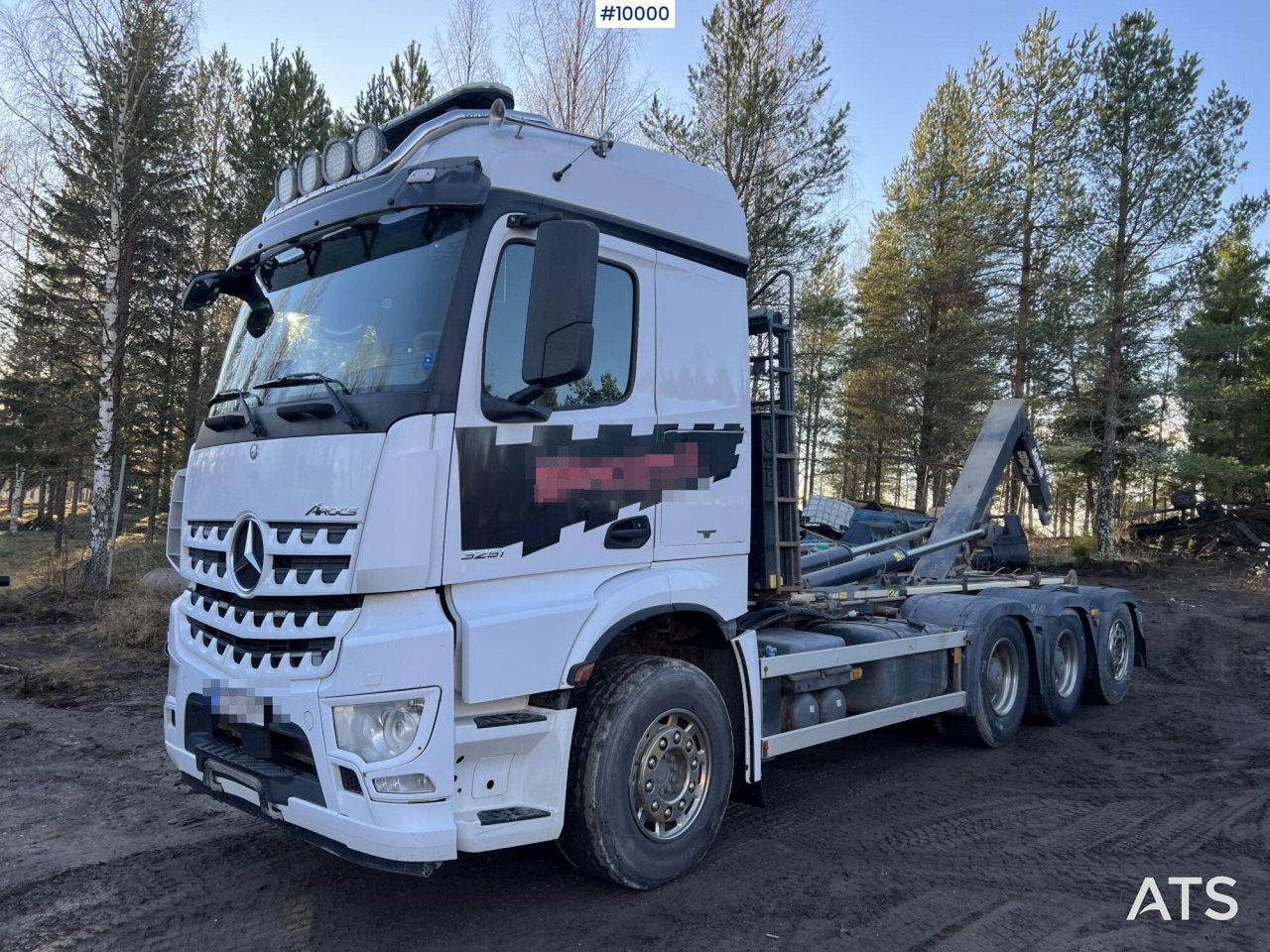 MERCEDES-BENZ AROCS 3251 Hook Truck with tridem body - Camion ampliroll: photos 1 MERCEDES-BENZ AROCS 3251 Hook Truck with tridem body - Camion ampliroll: photos 1