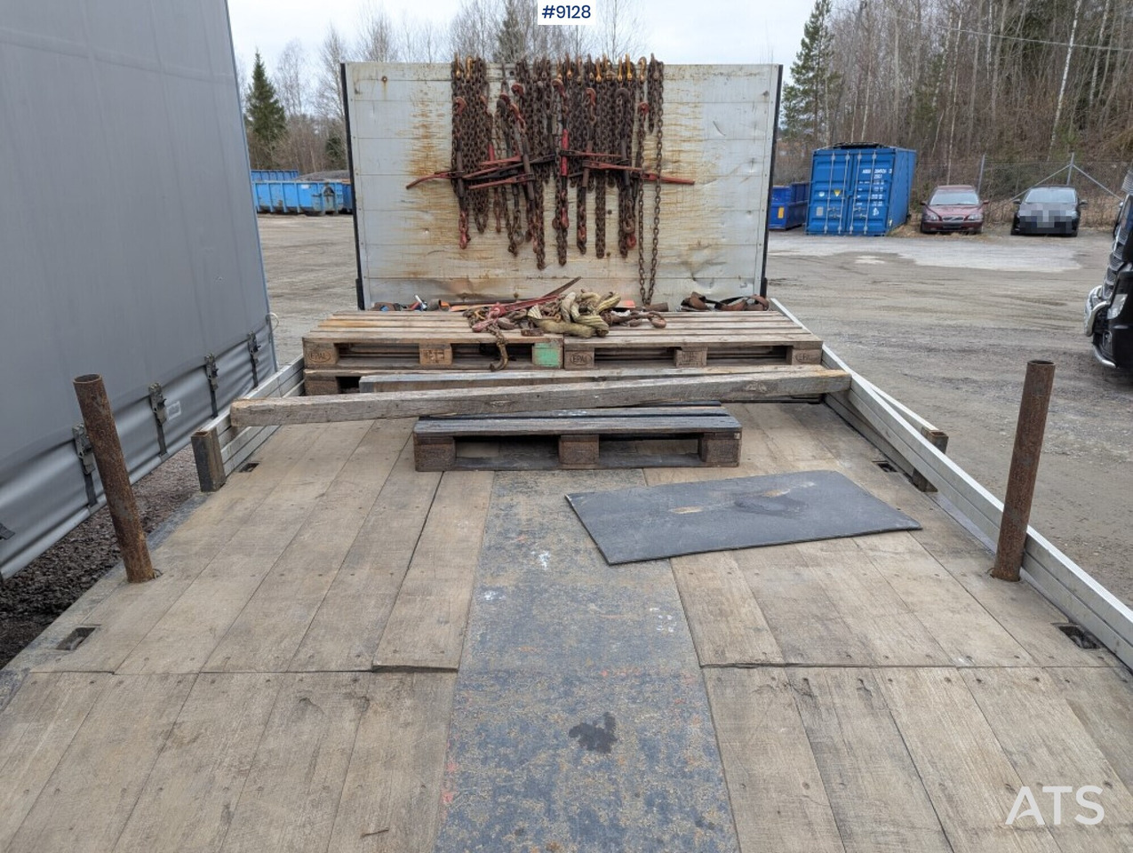 Machine trailer / Trombon trailer with hydraulic ramp - Semi-remorque surbaissé: photos 5 Machine trailer / Trombon trailer with hydraulic ramp - Semi-remorque surbaissé: photos 5