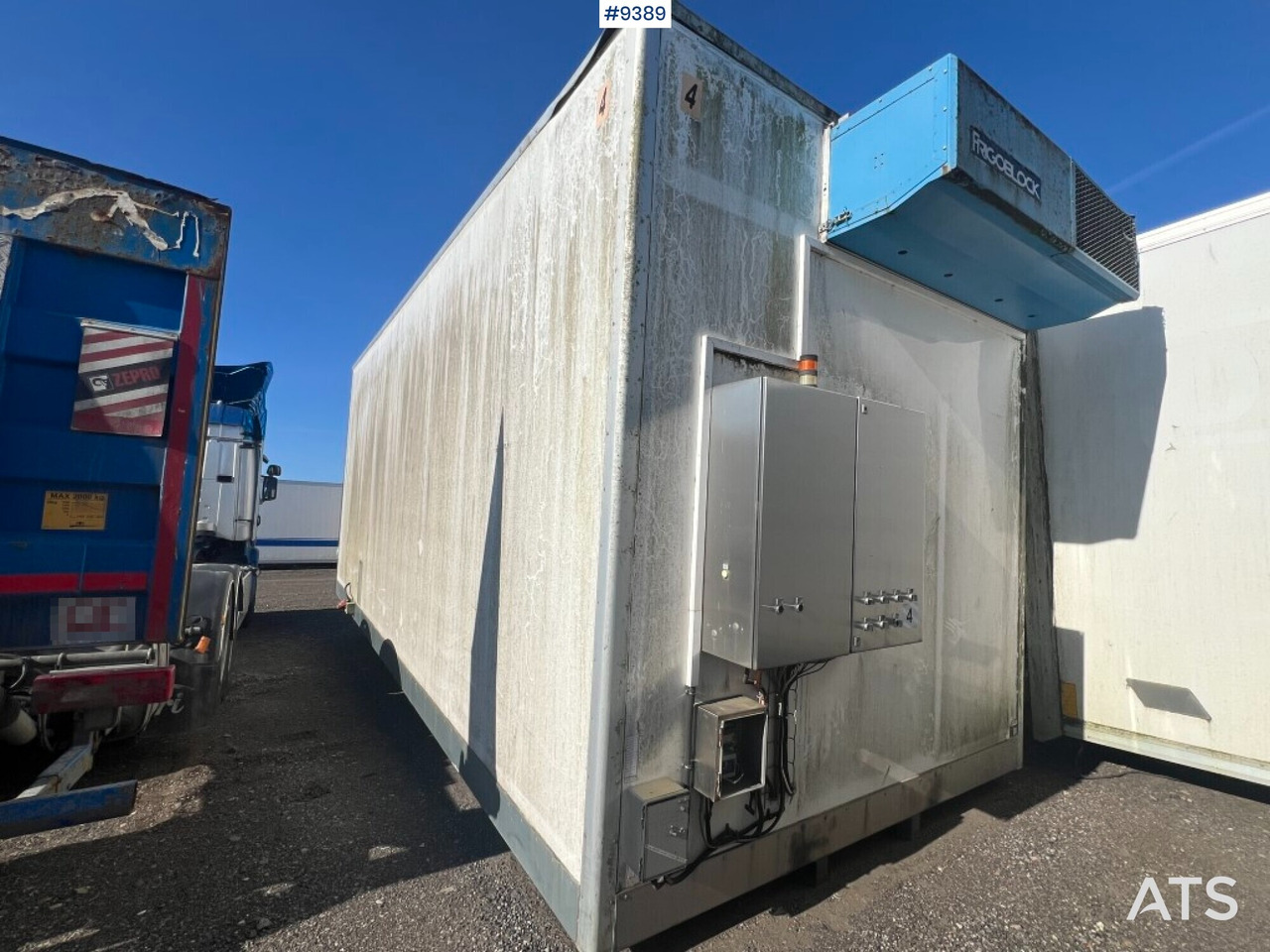 Refrigerated trailer box - Lagab - 6ton - Carrosserie frigorifique: photos 1 Refrigerated trailer box - Lagab - 6ton - Carrosserie frigorifique: photos 1