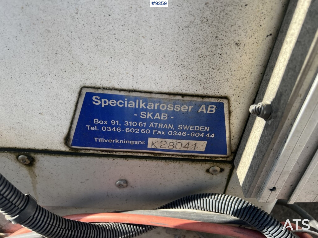 Refrigerated trailer cabinet SKAB - Carrosserie frigorifique: photos 5 Refrigerated trailer cabinet SKAB - Carrosserie frigorifique: photos 5