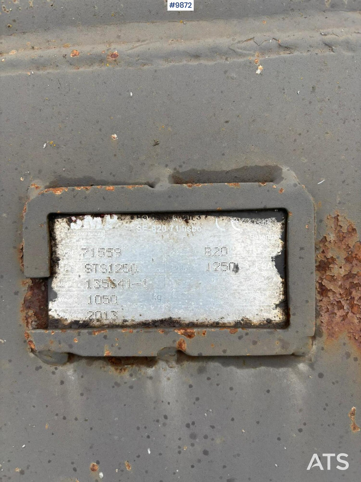 SMP Planer bucket 1250 L - Godet pour pelle: photos 5 SMP Planer bucket 1250 L - Godet pour pelle: photos 5