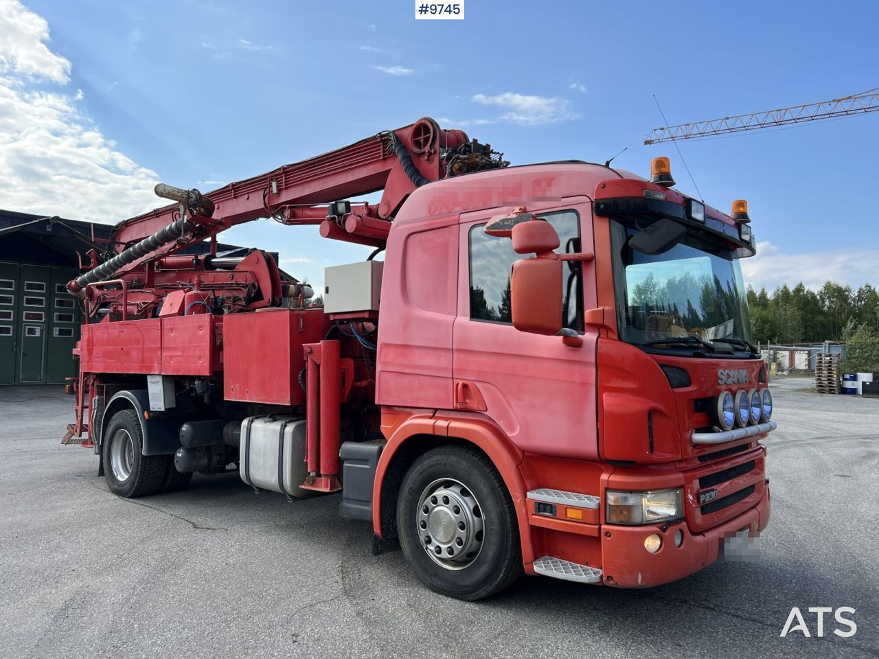 Scania P230 with Concrete pump - Camion pompe: photos 2 Scania P230 with Concrete pump - Camion pompe: photos 2
