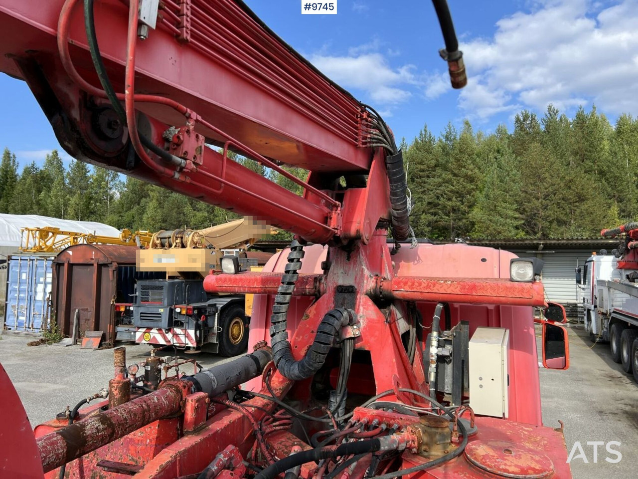 Scania P230 with Concrete pump - Camion pompe: photos 5 Scania P230 with Concrete pump - Camion pompe: photos 5