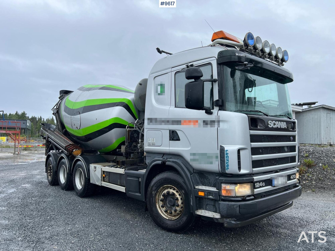 Scania R124 tridem with LAXO quick release / Concrete truck - Camion malaxeur: photos 2 Scania R124 tridem with LAXO quick release / Concrete truck - Camion malaxeur: photos 2