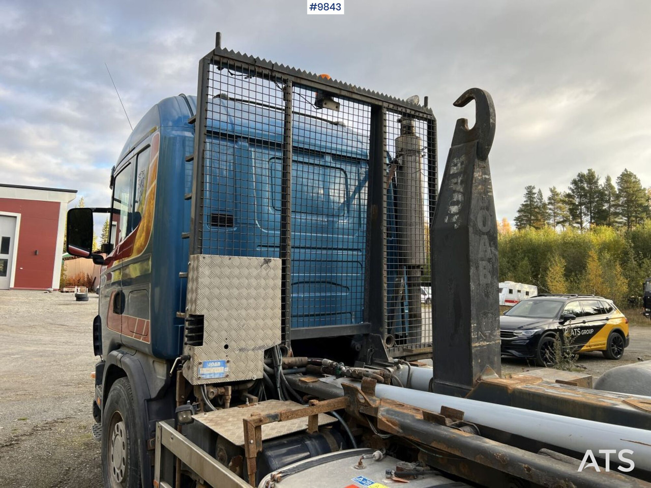 Scania R144 Hook Truck with plow equipment - Camion ampliroll: photos 5 Scania R144 Hook Truck with plow equipment - Camion ampliroll: photos 5