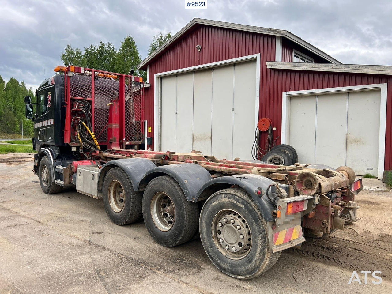 Scania R164 Tridem Hooklift - Camion ampliroll: photos 3 Scania R164 Tridem Hooklift - Camion ampliroll: photos 3