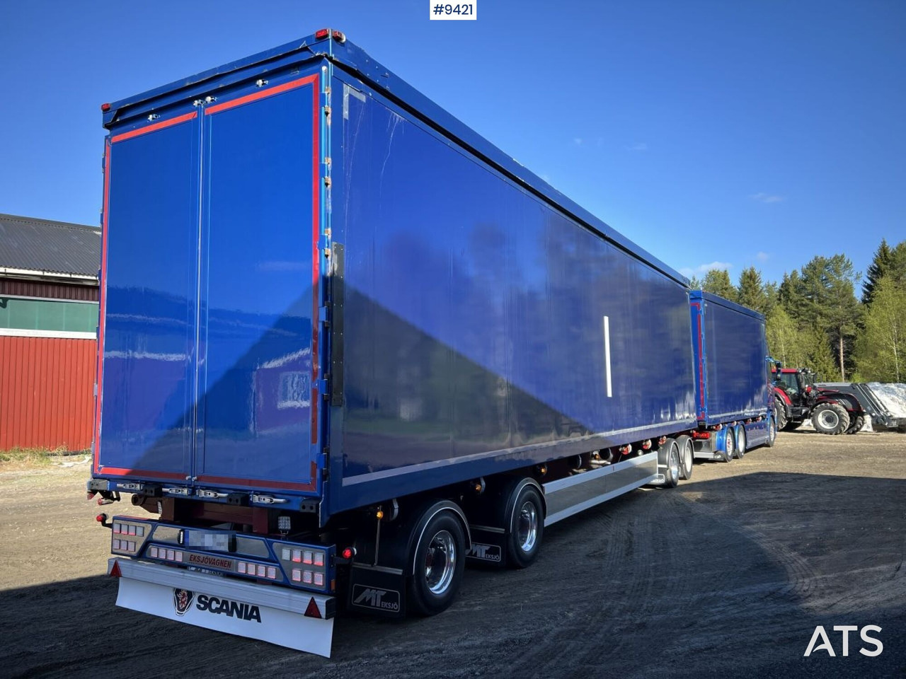 Scania S580 med Eksjövagnen FS 18-20 – Chip truck with trailer - Camion fourgon: photos 5 Scania S580 med Eksjövagnen FS 18-20 – Chip truck with trailer - Camion fourgon: photos 5