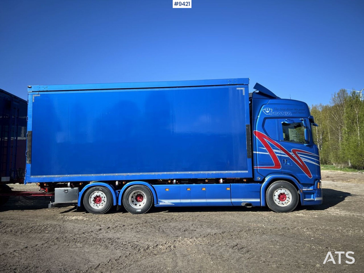 Scania S580 med Eksjövagnen FS 18-20 – Chip truck with trailer - Camion fourgon: photos 3 Scania S580 med Eksjövagnen FS 18-20 – Chip truck with trailer - Camion fourgon: photos 3