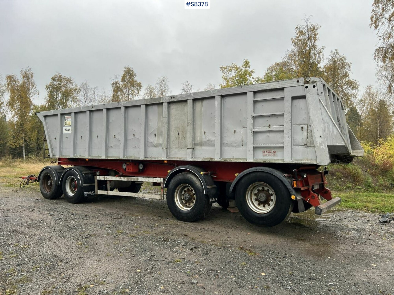 Tipper trailer, Fruehauf TP-87, 4-axles, Dump body Benalu - Remorque benne: photos 3 Tipper trailer, Fruehauf TP-87, 4-axles, Dump body Benalu - Remorque benne: photos 3