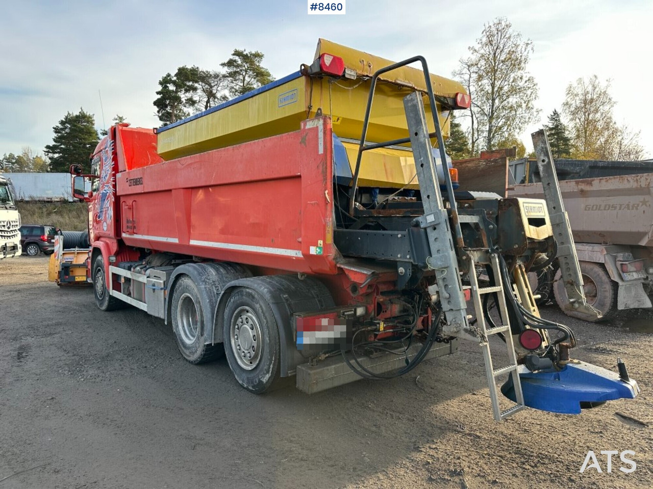 Tipper truck, Scania G410, Front plow, Salt spreader (See video) - Camion benne, Engin de déneigement: photos 3 Tipper truck, Scania G410, Front plow, Salt spreader (See video) - Camion benne, Engin de déneigement: photos 3