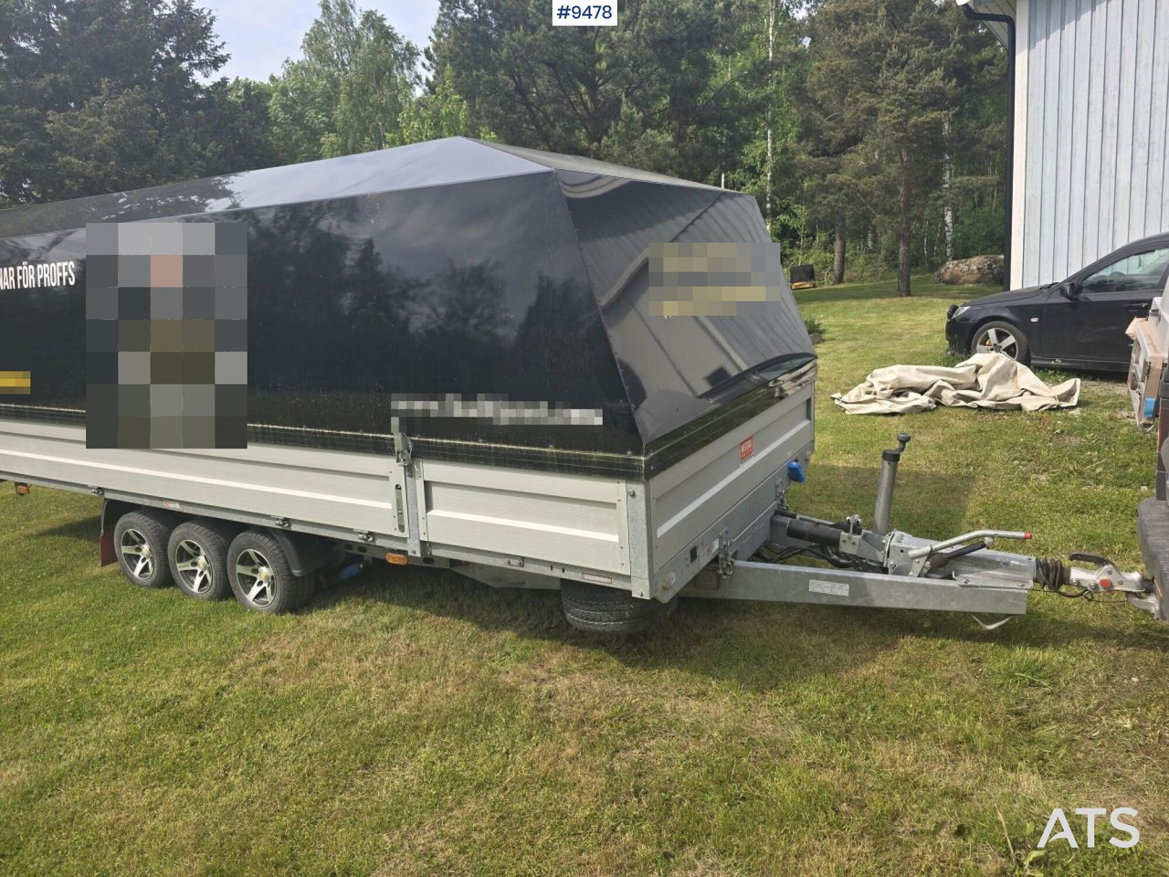 Trailer Agados Adam 15 with tipper and winch - Remorque benne: photos 4 Trailer Agados Adam 15 with tipper and winch - Remorque benne: photos 4