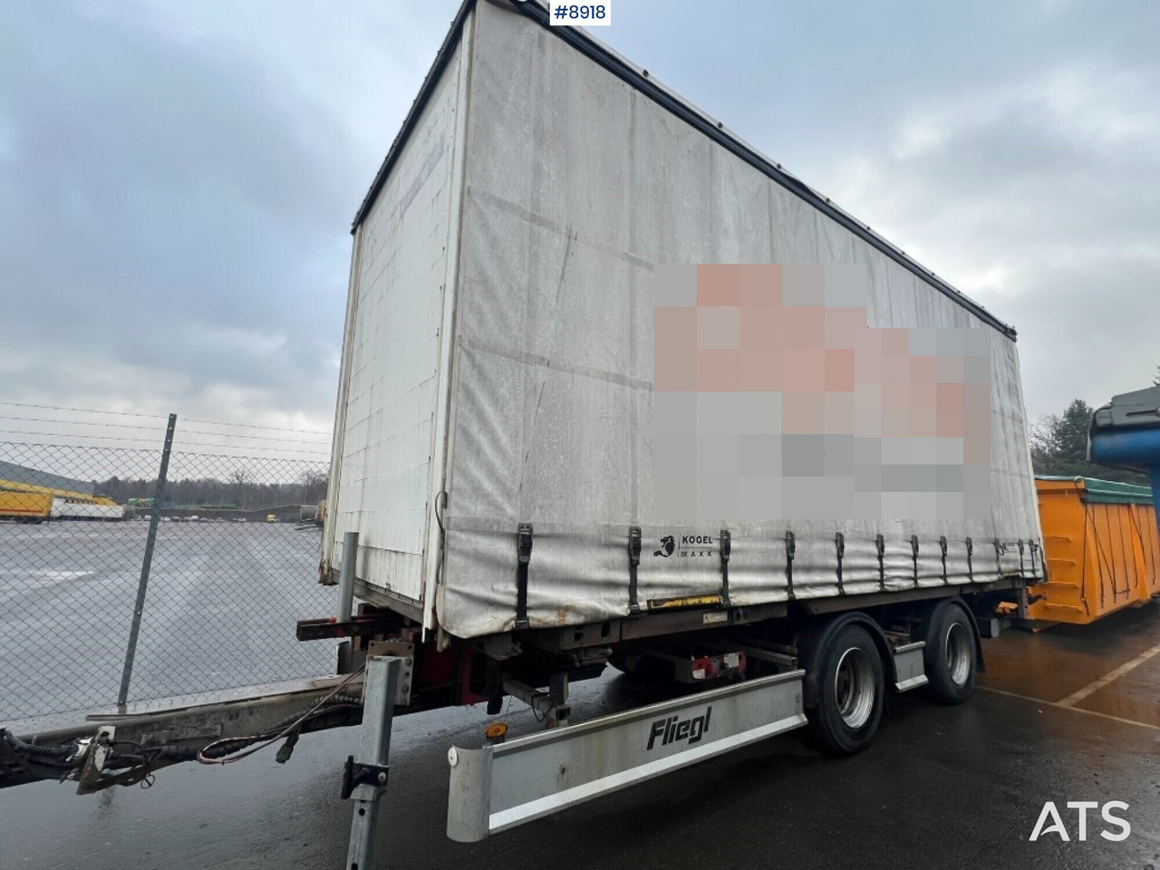 Trailer - FLIEGL TWP 200J - Remorque rideaux coulissants: photos 1 Trailer - FLIEGL TWP 200J - Remorque rideaux coulissants: photos 1