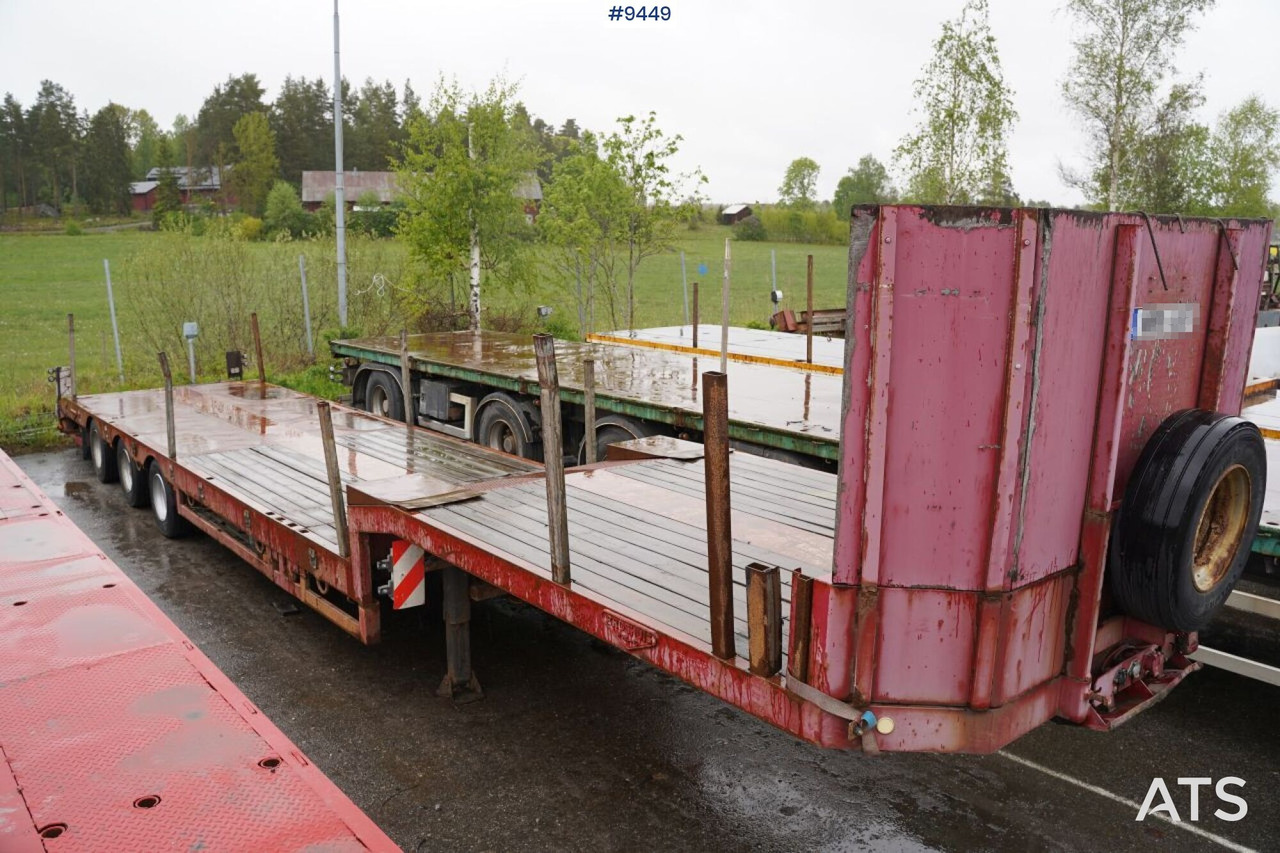 Trombon trailer BROSHUIS E-2190/27 - Remorque porte-engin surbaissée: photos 1 Trombon trailer BROSHUIS E-2190/27 - Remorque porte-engin surbaissée: photos 1