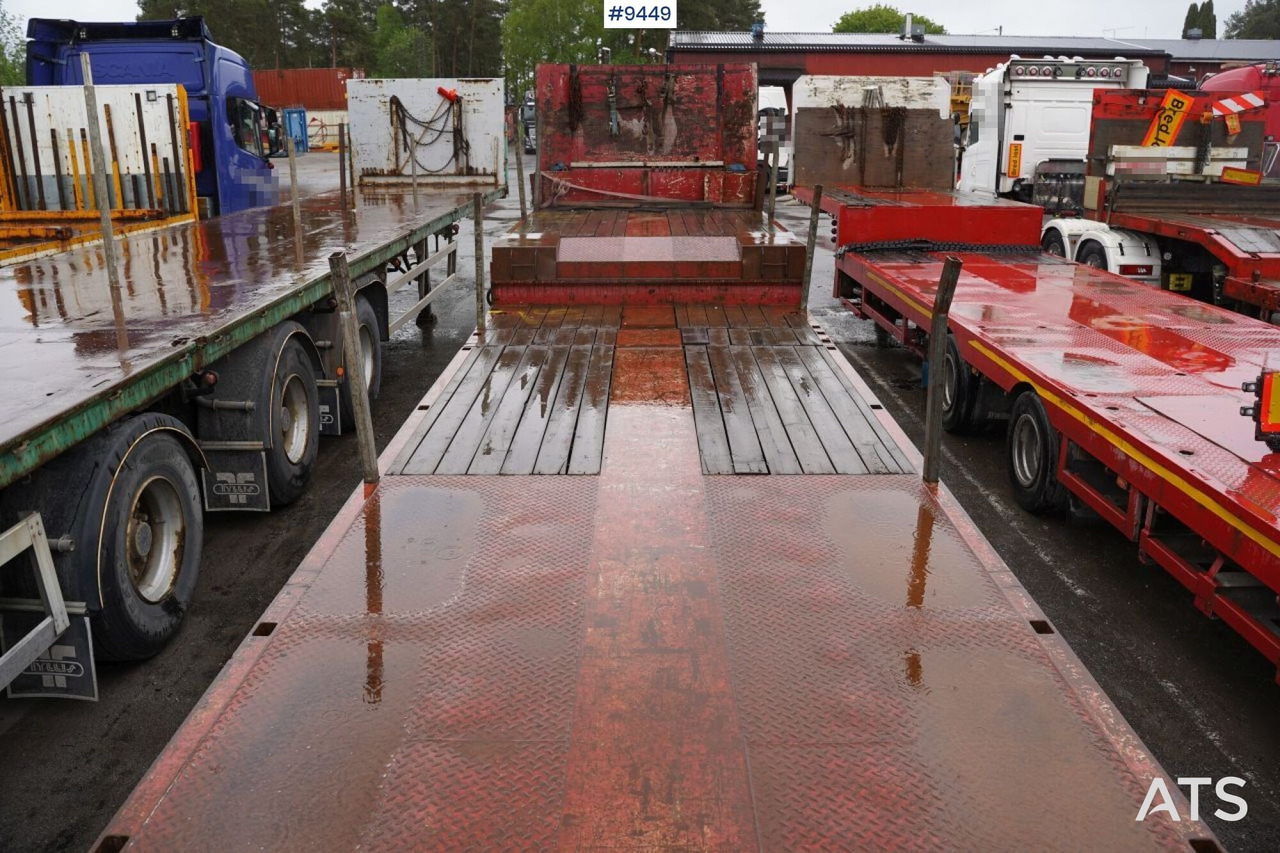 Trombon trailer BROSHUIS E-2190/27 - Remorque porte-engin surbaissée: photos 3 Trombon trailer BROSHUIS E-2190/27 - Remorque porte-engin surbaissée: photos 3