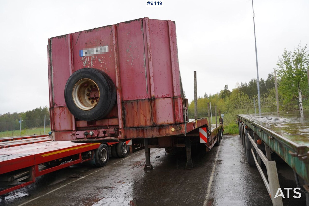 Trombon trailer BROSHUIS E-2190/27 - Remorque porte-engin surbaissée: photos 4 Trombon trailer BROSHUIS E-2190/27 - Remorque porte-engin surbaissée: photos 4