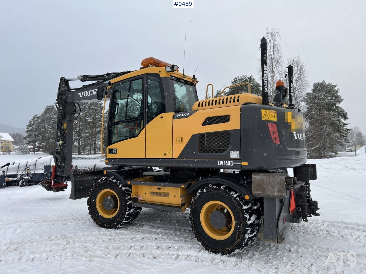 Volvo EW160 D Wheeled excavator (VIDEO) - Pelle sur pneus: photos 2 Volvo EW160 D Wheeled excavator (VIDEO) - Pelle sur pneus: photos 2