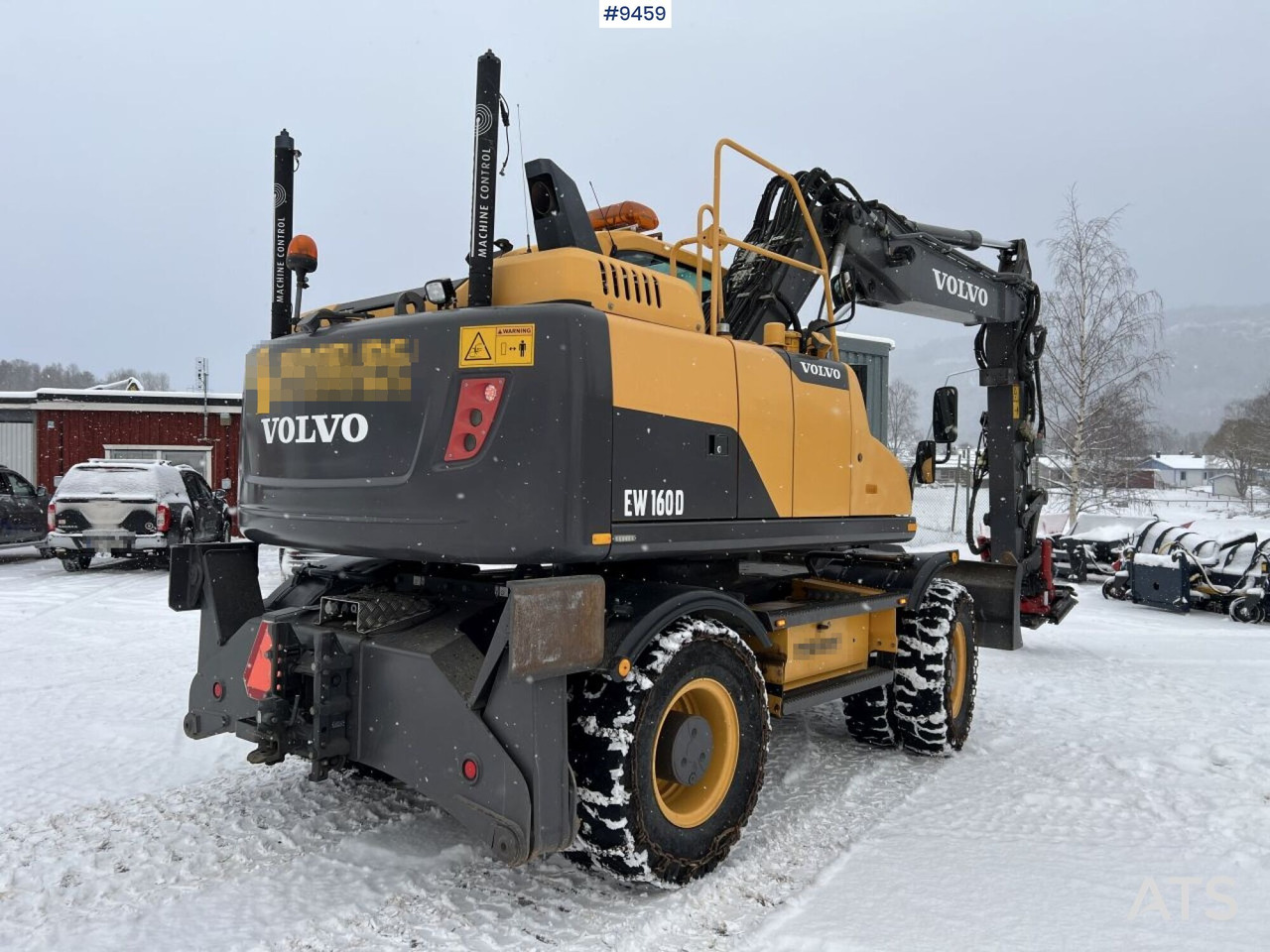Volvo EW160 D Wheeled excavator (VIDEO) - Pelle sur pneus: photos 3 Volvo EW160 D Wheeled excavator (VIDEO) - Pelle sur pneus: photos 3