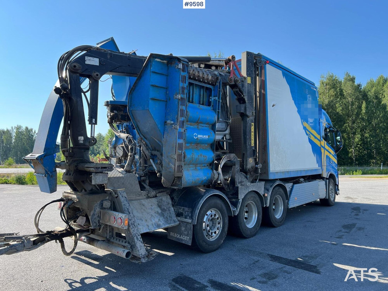 Volvo FH16 8*4 Bruks wood chipper - Camion benne, Camion grue: photos 5 Volvo FH16 8*4 Bruks wood chipper - Camion benne, Camion grue: photos 5