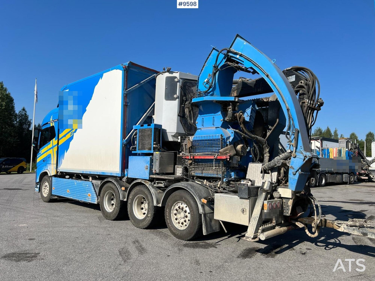 Volvo FH16 8*4 Bruks wood chipper - Camion benne, Camion grue: photos 4 Volvo FH16 8*4 Bruks wood chipper - Camion benne, Camion grue: photos 4