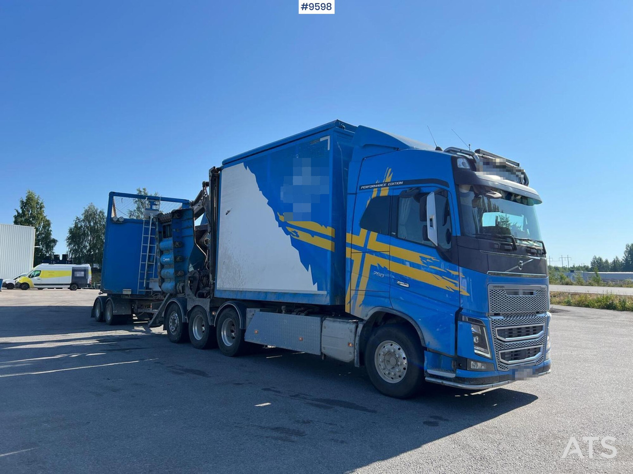 Volvo FH16 8*4 Bruks wood chipper - Camion benne, Camion grue: photos 2 Volvo FH16 8*4 Bruks wood chipper - Camion benne, Camion grue: photos 2