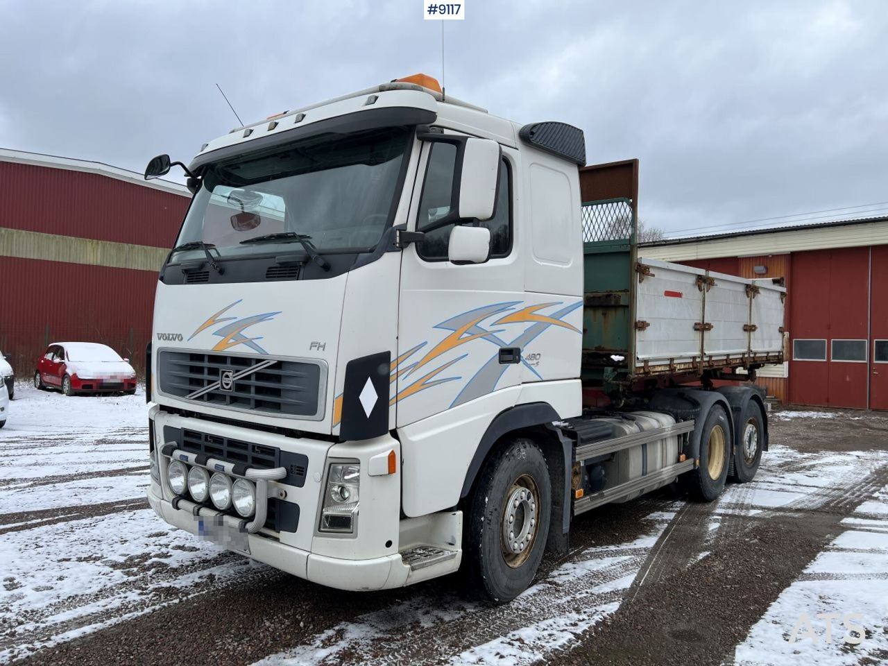 Volvo FH480 Laxo lock with flatbed (VIDEO) - Camion benne: photos 1 Volvo FH480 Laxo lock with flatbed (VIDEO) - Camion benne: photos 1