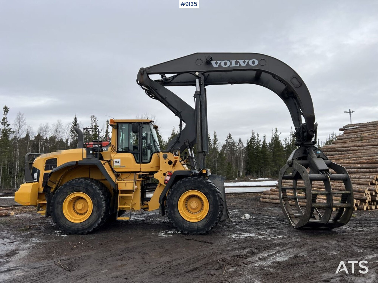 Volvo L 180 G High lifter / Log handler (VIDEO) - Chargeuse sur pneus: photos 3 Volvo L 180 G High lifter / Log handler (VIDEO) - Chargeuse sur pneus: photos 3