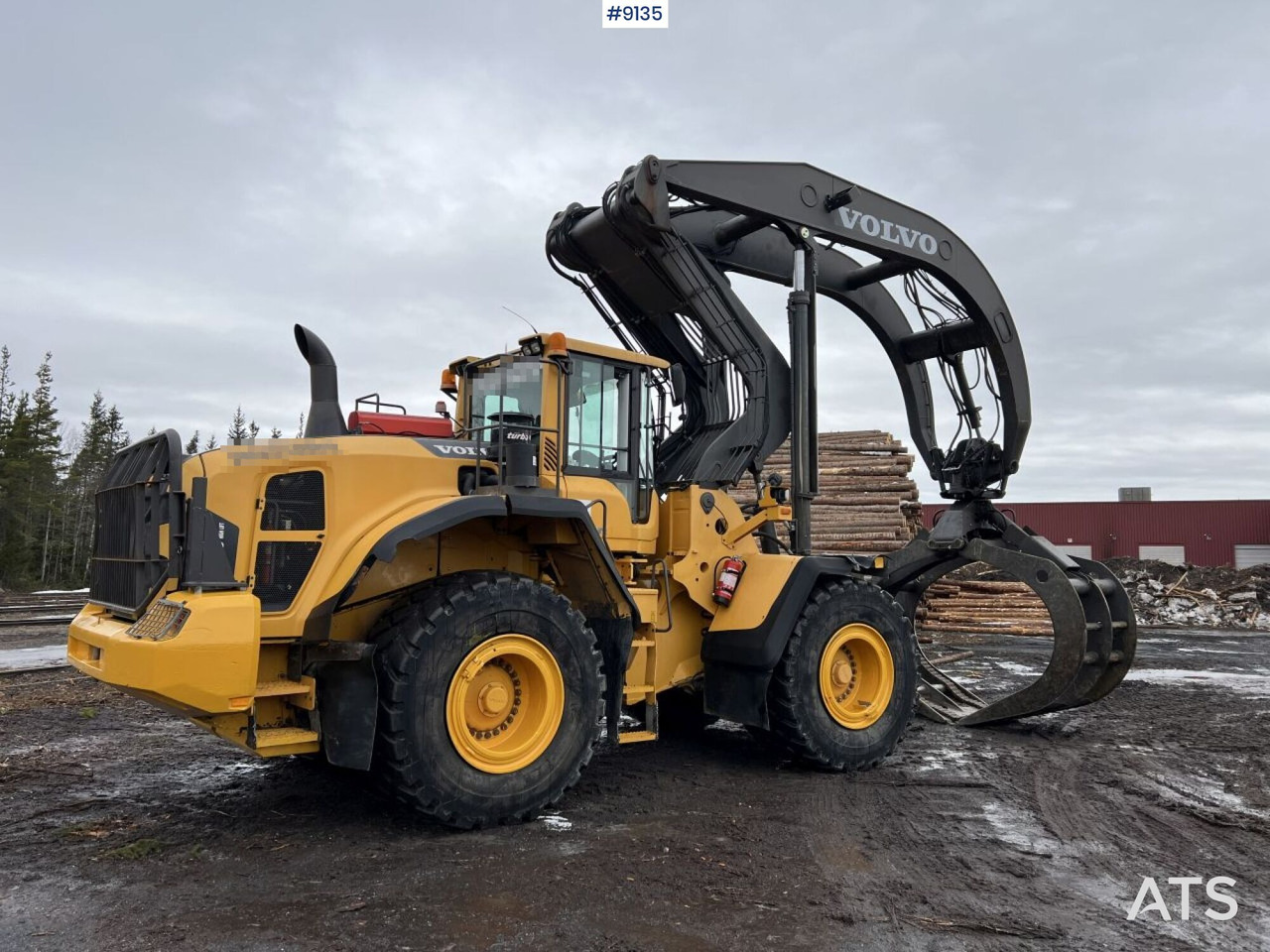 Volvo L 180 G High lifter / Log handler (VIDEO) - Chargeuse sur pneus: photos 4 Volvo L 180 G High lifter / Log handler (VIDEO) - Chargeuse sur pneus: photos 4
