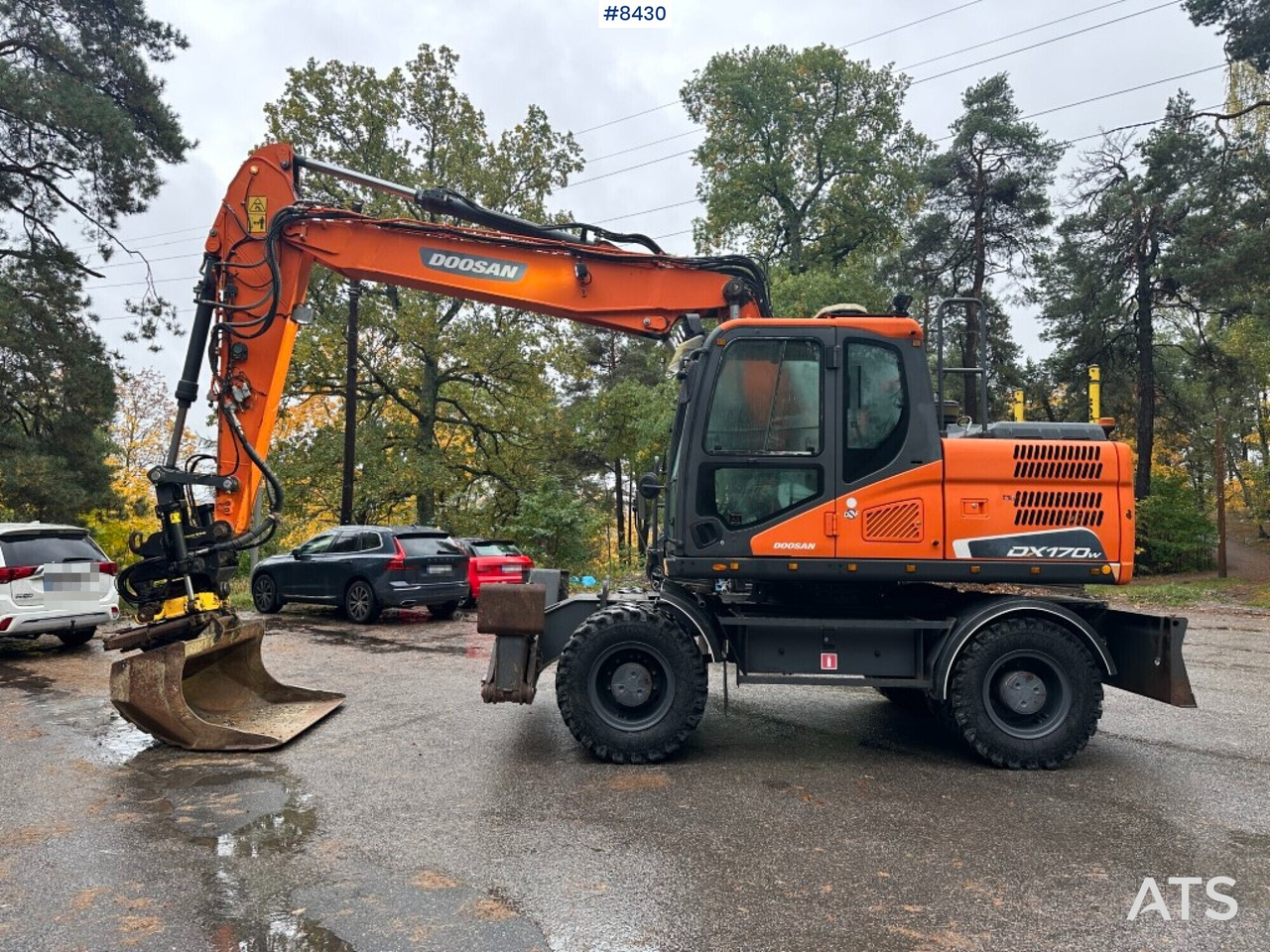 Wheeled Excavator Doosan DX170W (See video) - Pelle sur pneus: photos 2 Wheeled Excavator Doosan DX170W (See video) - Pelle sur pneus: photos 2