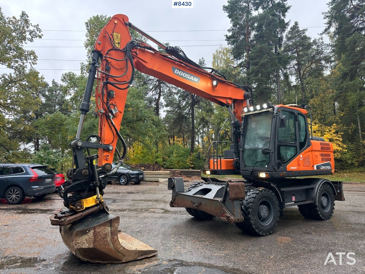 Wheeled Excavator Doosan DX170W (See video) - Pelle sur pneus: photos 1 Wheeled Excavator Doosan DX170W (See video) - Pelle sur pneus: photos 1