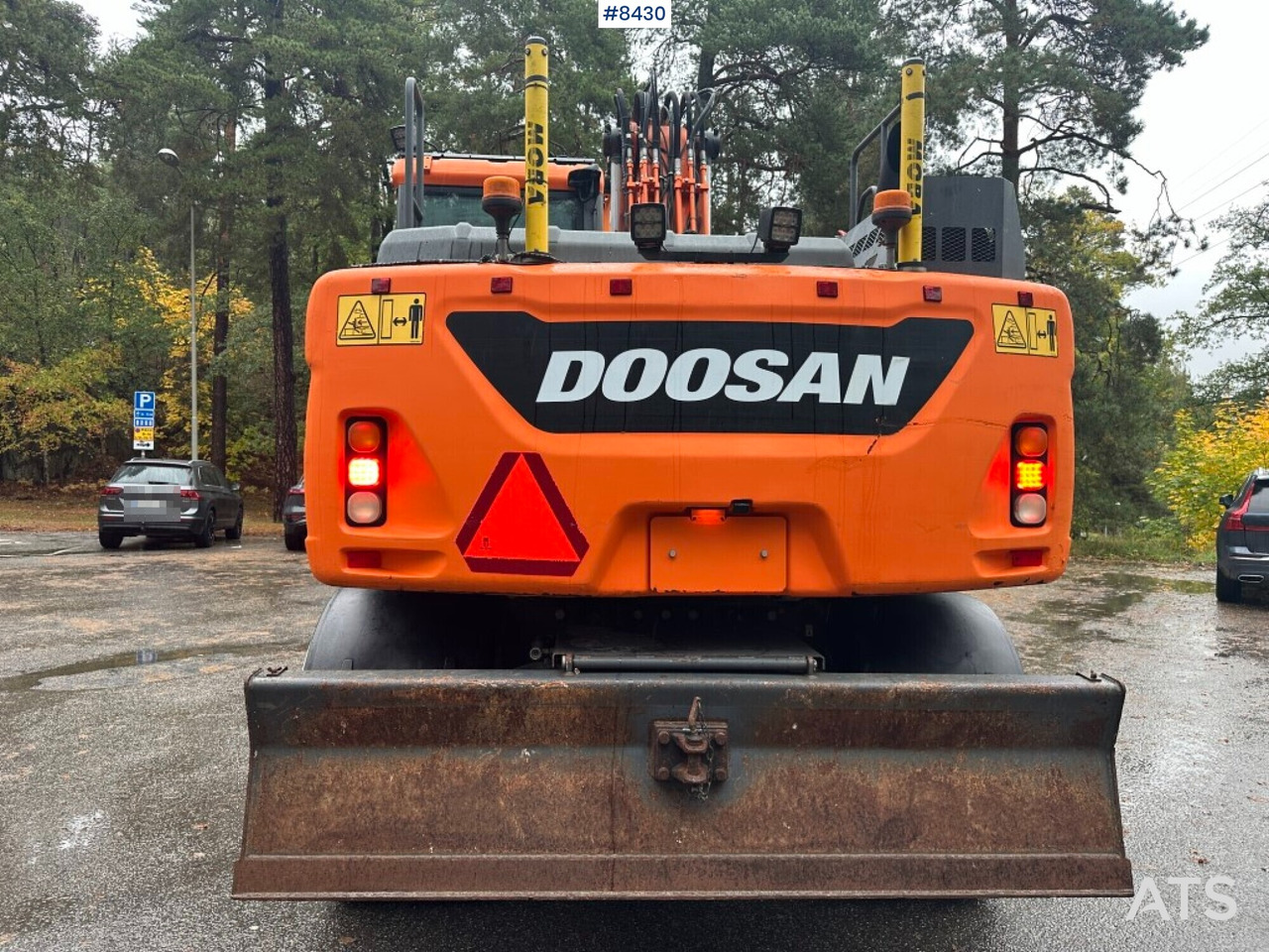 Wheeled Excavator Doosan DX170W (See video) - Pelle sur pneus: photos 4 Wheeled Excavator Doosan DX170W (See video) - Pelle sur pneus: photos 4