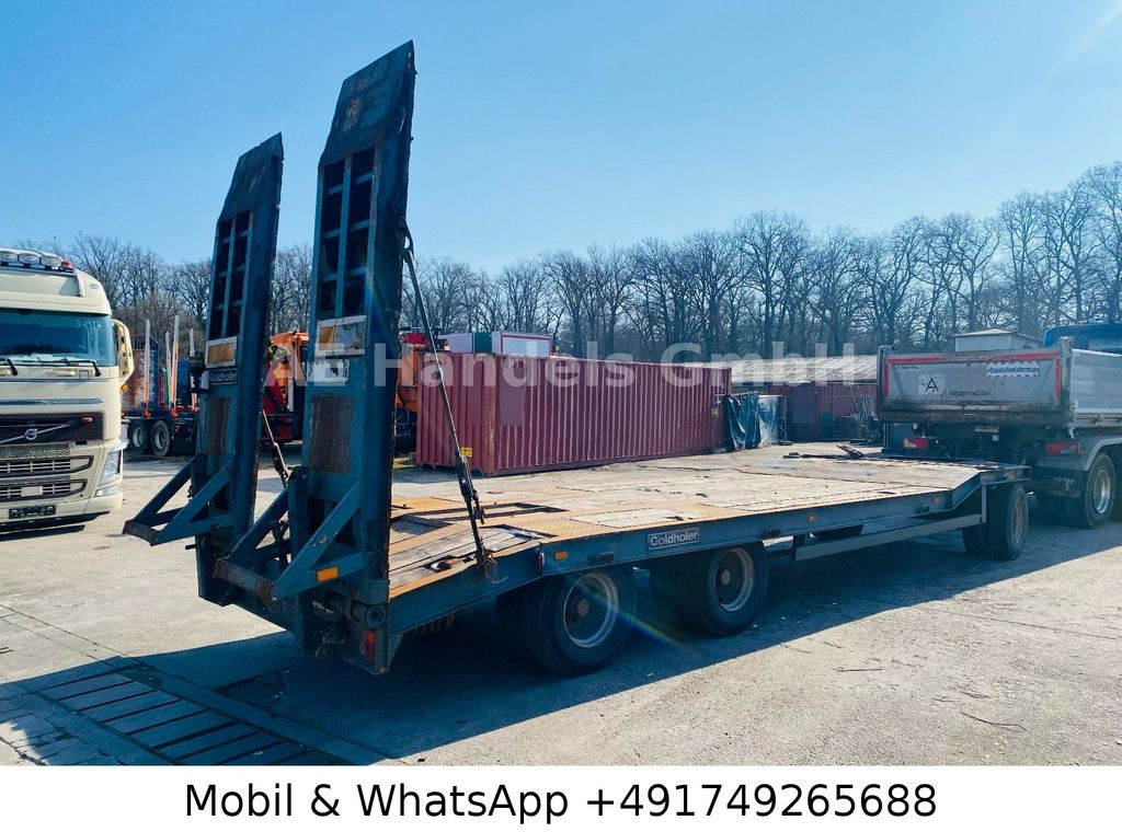 Goldhofer TU 3-24/80 Drehschemel *Rampen/L.8,30m/TÜV-11.25 - Remorque porte-engin surbaissée: photos 5 Goldhofer TU 3-24/80 Drehschemel *Rampen/L.8,30m/TÜV-11.25 - Remorque porte-engin surbaissée: photos 5