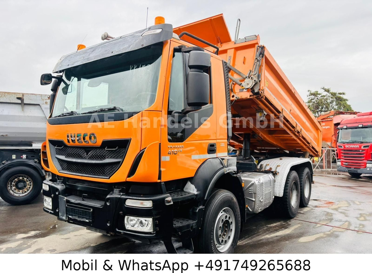 Iveco Trakker 410 E6 BB 6x4 Meiller-Kipper *10m³/AHK - Camion benne: photos 1 Iveco Trakker 410 E6 BB 6x4 Meiller-Kipper *10m³/AHK - Camion benne: photos 1