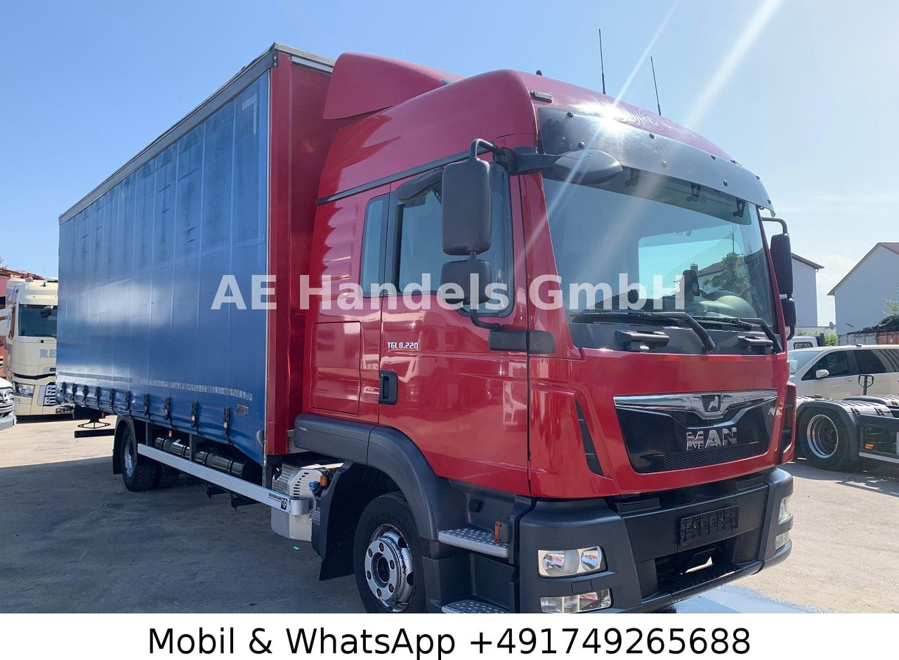 MAN TGL 8.220 L BL P+P *Tautliner/2xTank/AHK/LDW - Véhicule utilitaire plateau baché: photos 1 MAN TGL 8.220 L BL P+P *Tautliner/2xTank/AHK/LDW - Véhicule utilitaire plateau baché: photos 1
