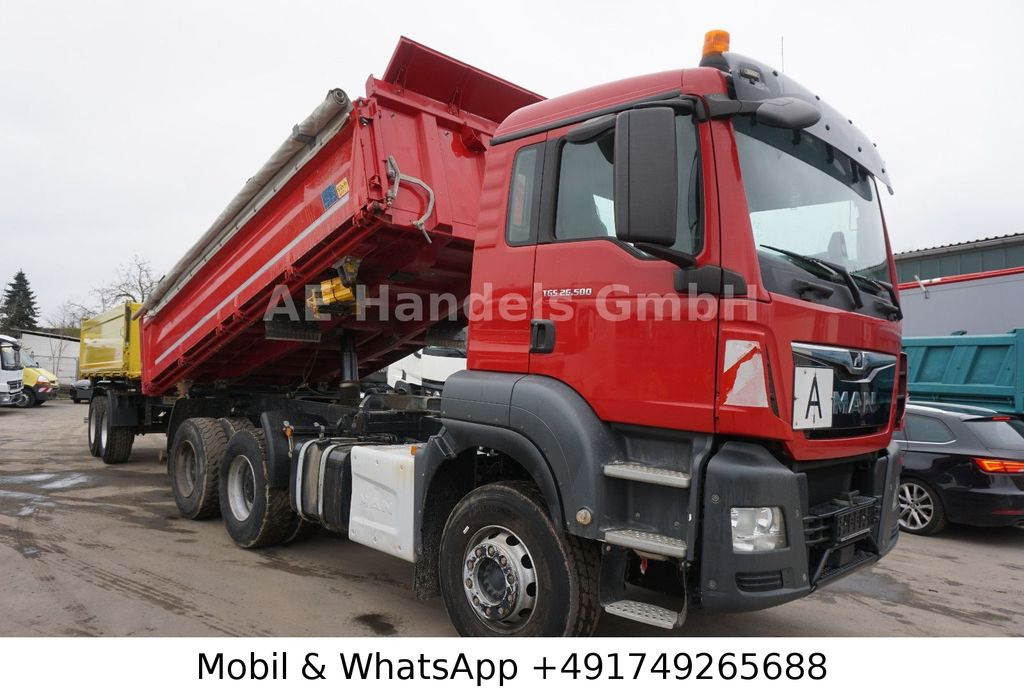 MAN TGS 26.500 XLX BB 6x4 *Pritarder/MEILLER-10m³/AP - Camion benne: photos 1 MAN TGS 26.500 XLX BB 6x4 *Pritarder/MEILLER-10m³/AP - Camion benne: photos 1