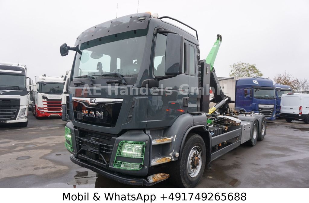 MAN TGS 26.500 XLX BL 6x4 H *Pritarder/Palfinger-T20 - Camion ampliroll, Camion grue: photos 1 MAN TGS 26.500 XLX BL 6x4 H *Pritarder/Palfinger-T20 - Camion ampliroll, Camion grue: photos 1