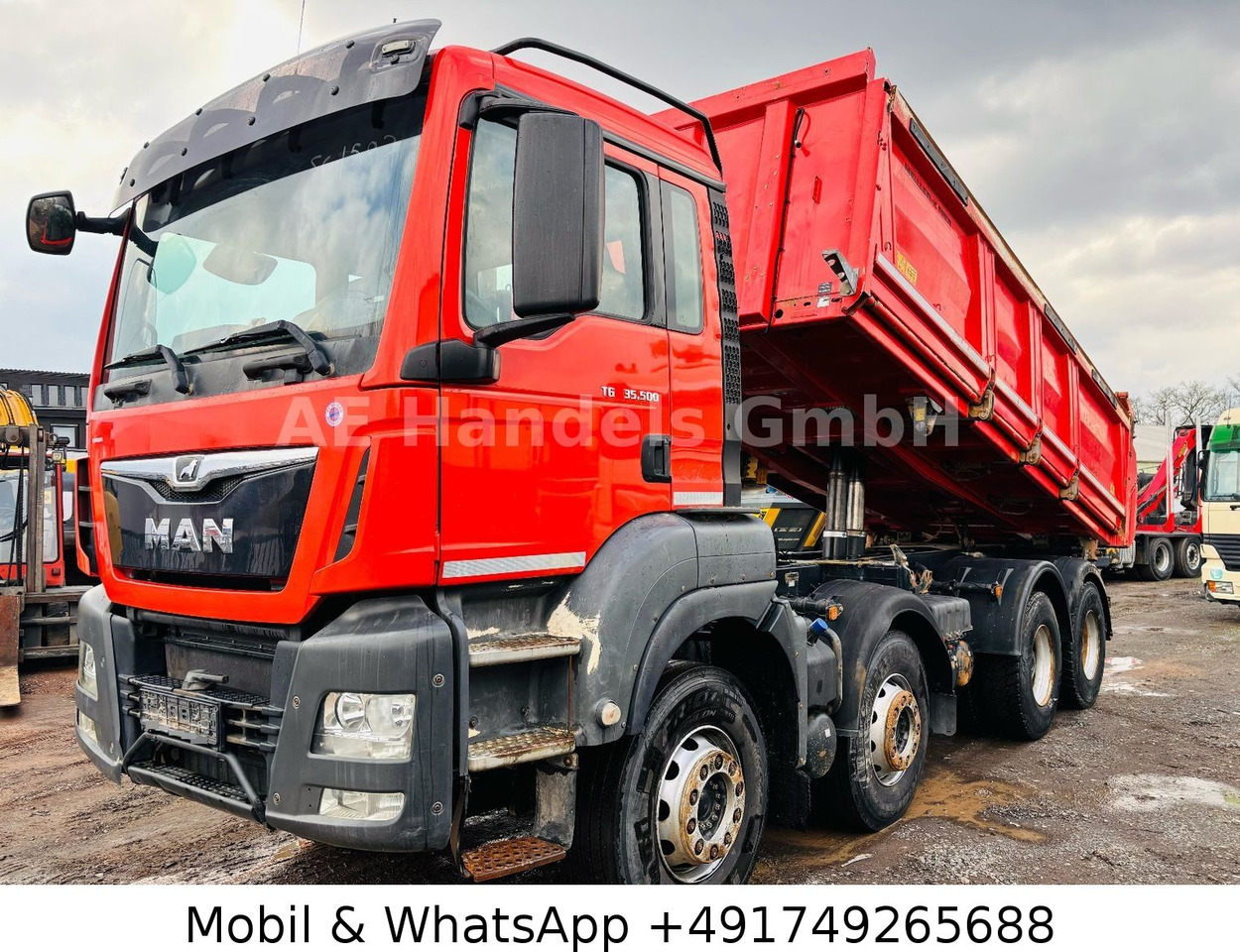 MAN TGS 35.500 M BB 8x4 *Intarder/Bordmatik/16m³/AP - Camion benne: photos 1 MAN TGS 35.500 M BB 8x4 *Intarder/Bordmatik/16m³/AP - Camion benne: photos 1
